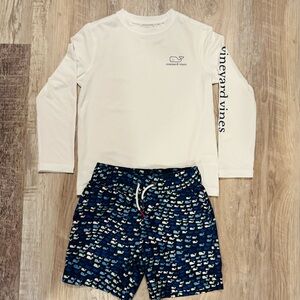 Vineyard Vines Swim Shorts and Swim Shirt
